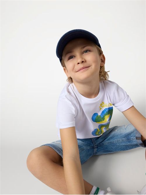 t-shirt bambino bianca GUESS | L5GI12K8HM4/G011